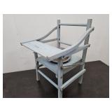 Vintage Potty Chair with Granite Ware  Pot