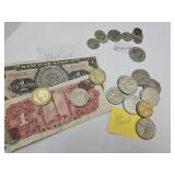 Foreign Money New Zeland, Mexico & Switzerland