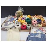 Lot of Crochet Thread 2 Flats+