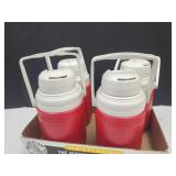 4 Coleman 1 Quart Jugs