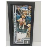 Framed Carson Wentz NFL  7 x 13'