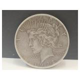 1922 D Silver Peace Dollar Coin