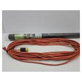 Orange Extension Cord 50 FT &  Landscape Fabric