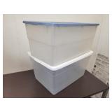 2 Stoage Totes 15 Gal