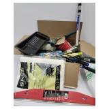 Large Lot of Paint Supplies Trimmer, Rollers +