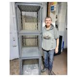Metal Storage Locker / Cages  24 x36 d x 79'h