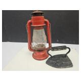 Dietz Lantern & Sad Iron