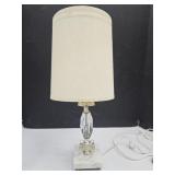 Vintage Italy Marble Dresser Lamp