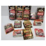 Lot of Die Cast Coca Cola Cars