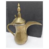 Vintage Syria Middle East Tea Pot/Coffee 9.5' tall