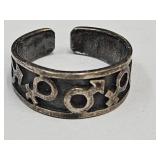 925 Silver Toe Ring SZ 4