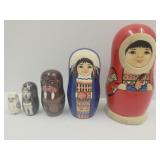 Russian  Eskimo Nesting Dolls