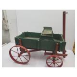 Cast Iron Wheels Farm Wagon Ride On/ Flowers