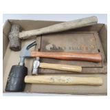 Cast Iron Allied Dealers Plate & Hammer Lot