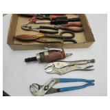 Hand Tool Lot & Husky Air Tool