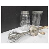 Ball Freezer Jar w Lid, Atlas Jar & Mixer