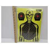 20 Skeleton Adhesive Back Targets 9.5 x14.5'