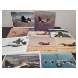 10 aIR fORCE pLANE pICS 1970'S & 80'S 8 X 10