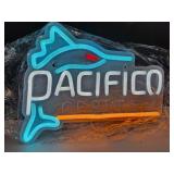 NIB Pacific Beer LED Neon Light USB Plug 12' x 9'