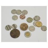 Foreign Coins & Tokens Lot
