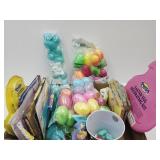 Lot of Easter Eggs,Books & Decorating Kits