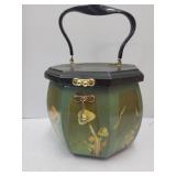 Wooden Purse w/Mushrooms Images
