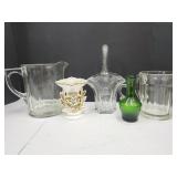 Beer Pitcher, Mug & Glass Basket +