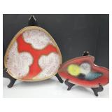 Porcelain Enamel Art + Germany Art Plate