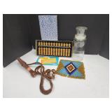 Peanuts Jar, Leather Whip & Game