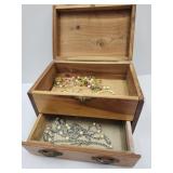 Cedar Dresser Box w/Necklaces 8'x5.5' H