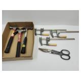 NICE Lot of Hand Tools Bar Clamps Hammers +