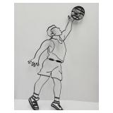 Metal Art Basketball Player 32'