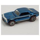 Hot Wheels Red Line 1968 Custom Camaro Blue