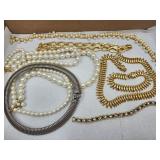 Napier Matching Necklace & Bracelet  / Costume Jew