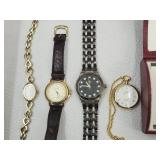 Untested Watches Guess, Elgin, Precious Moments +