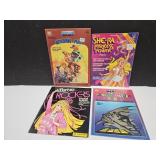 Vintage He Man She Ra, Barbie Rockers Books
