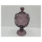 9' h Amethyst Covered Candy Dish