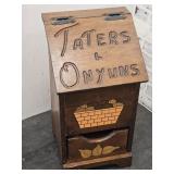 13 x 24' h Wood Potato Bin
