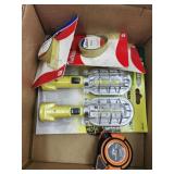 NIP LED Lights Razor Blade Scraper Tape Measure