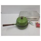 Aluminium Cake Pan & Japan Pot, Vintage Spice+