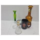 Kreiss Vase, Amber Decantor+