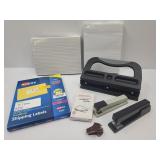 Writing Paper & Shipping Labels Hole Punch