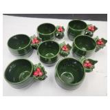 Holly Berry Christmas Mugs