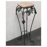Plant Stand Wicker & Metal 11' x 33' high
