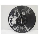 New AC/ DC Vinyl Record CLOCK Battery 12'