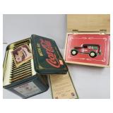 Coca Cola Cards & Van in Box