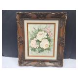 Vintage Framed Oil on Canvas Signed Art 14.5'x12'