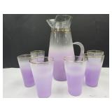 MCM Blendo  Pitcher w/Glasses