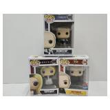 3 Funko Pops Unknown if Complete