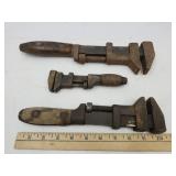 3 Pipe Wrenches See Sizes